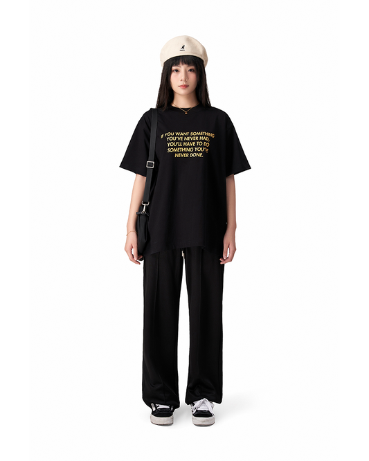 Levents® Something Boxy Tee/Black