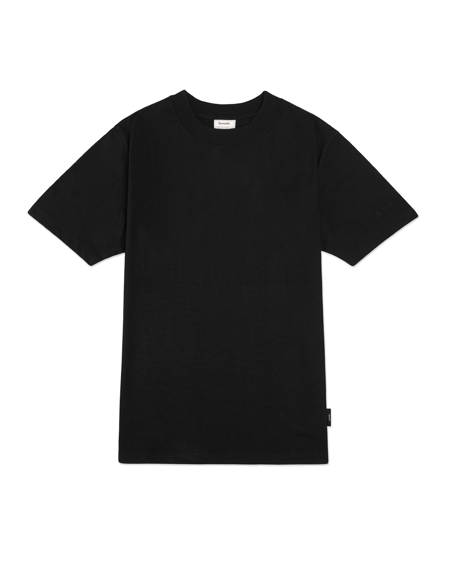 Levents® Blank Regular Fit Tee/Black