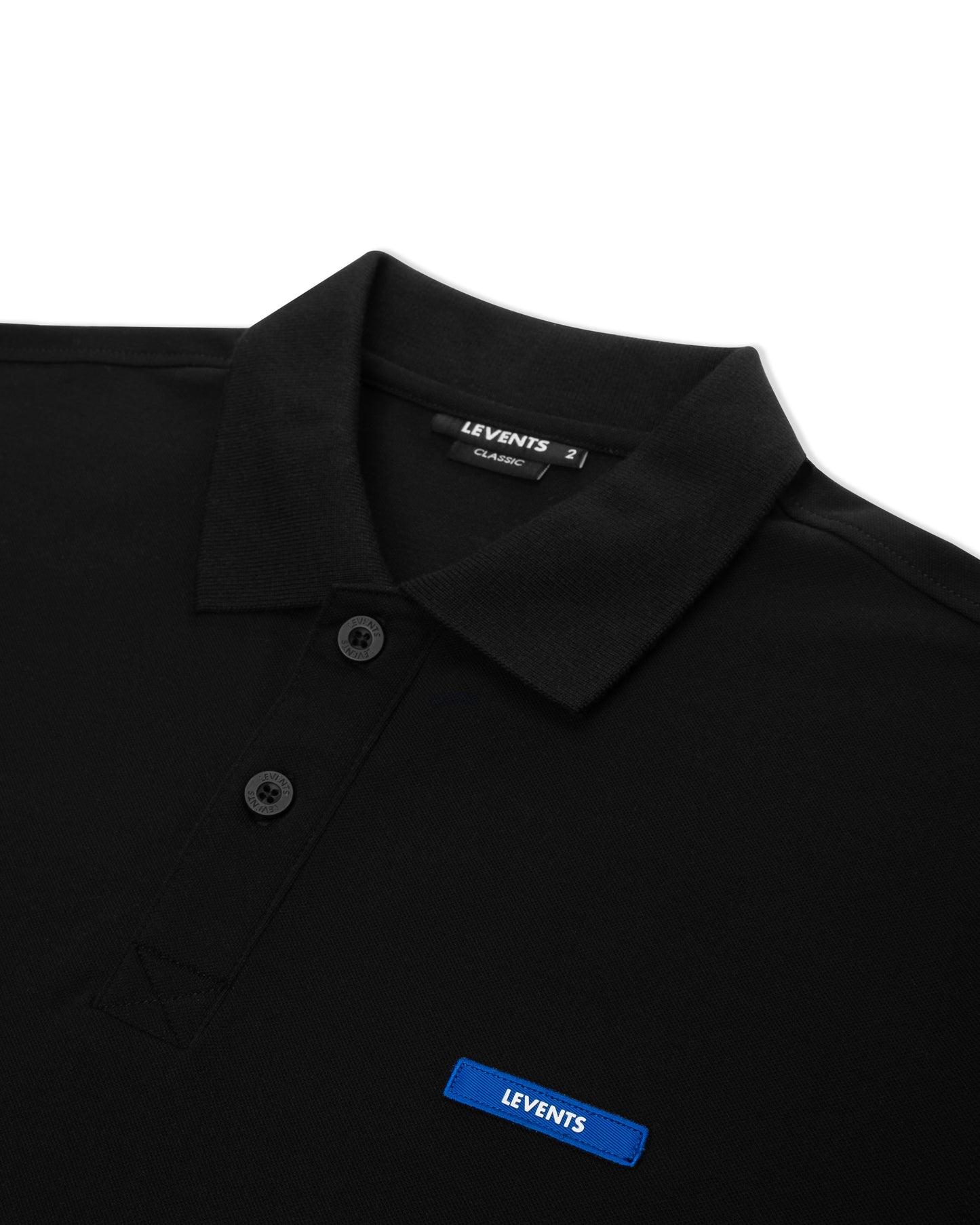 Levents® Classic Regular Polo/Black