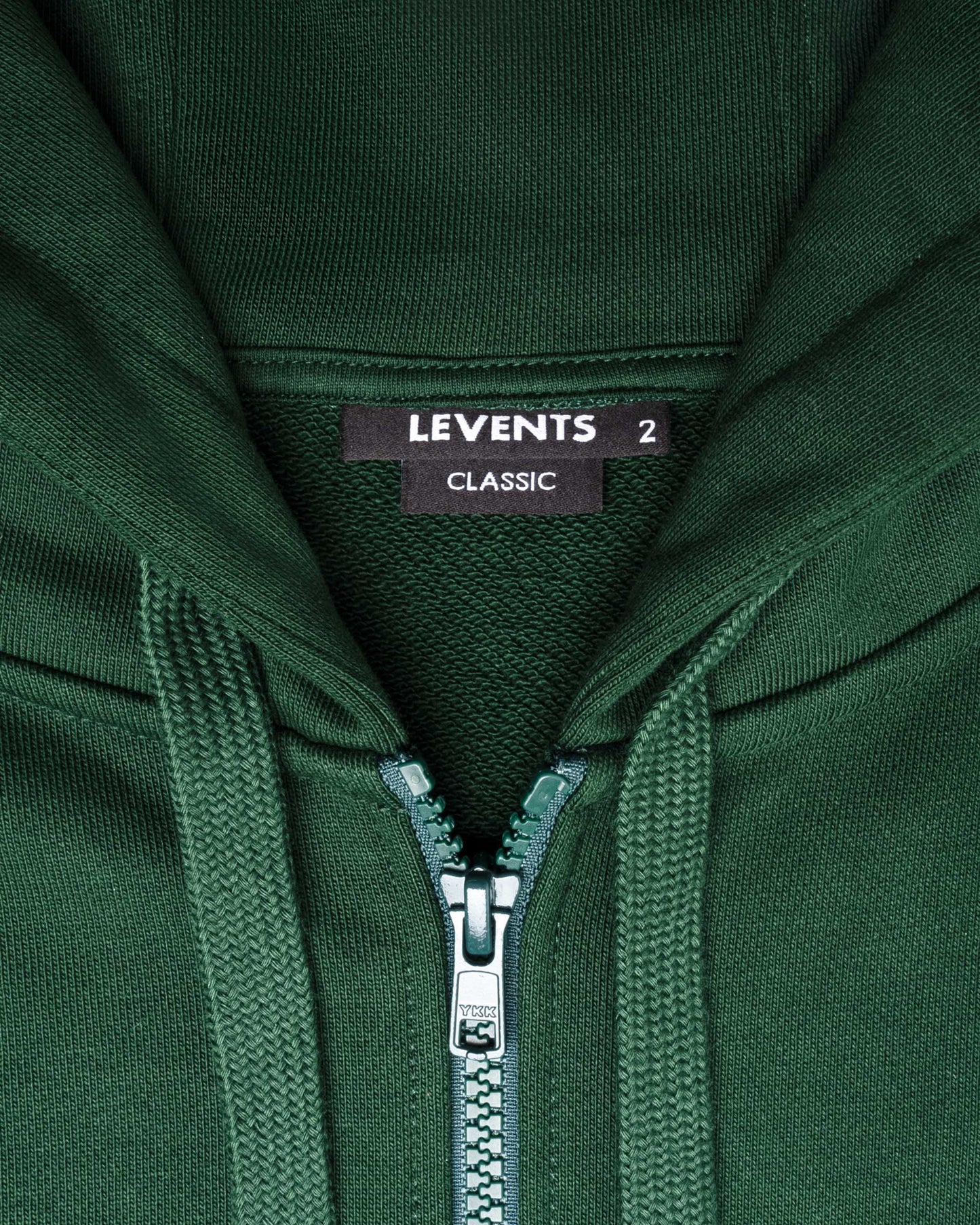 Levents® Classic Zipper Hoodie/Dark Green