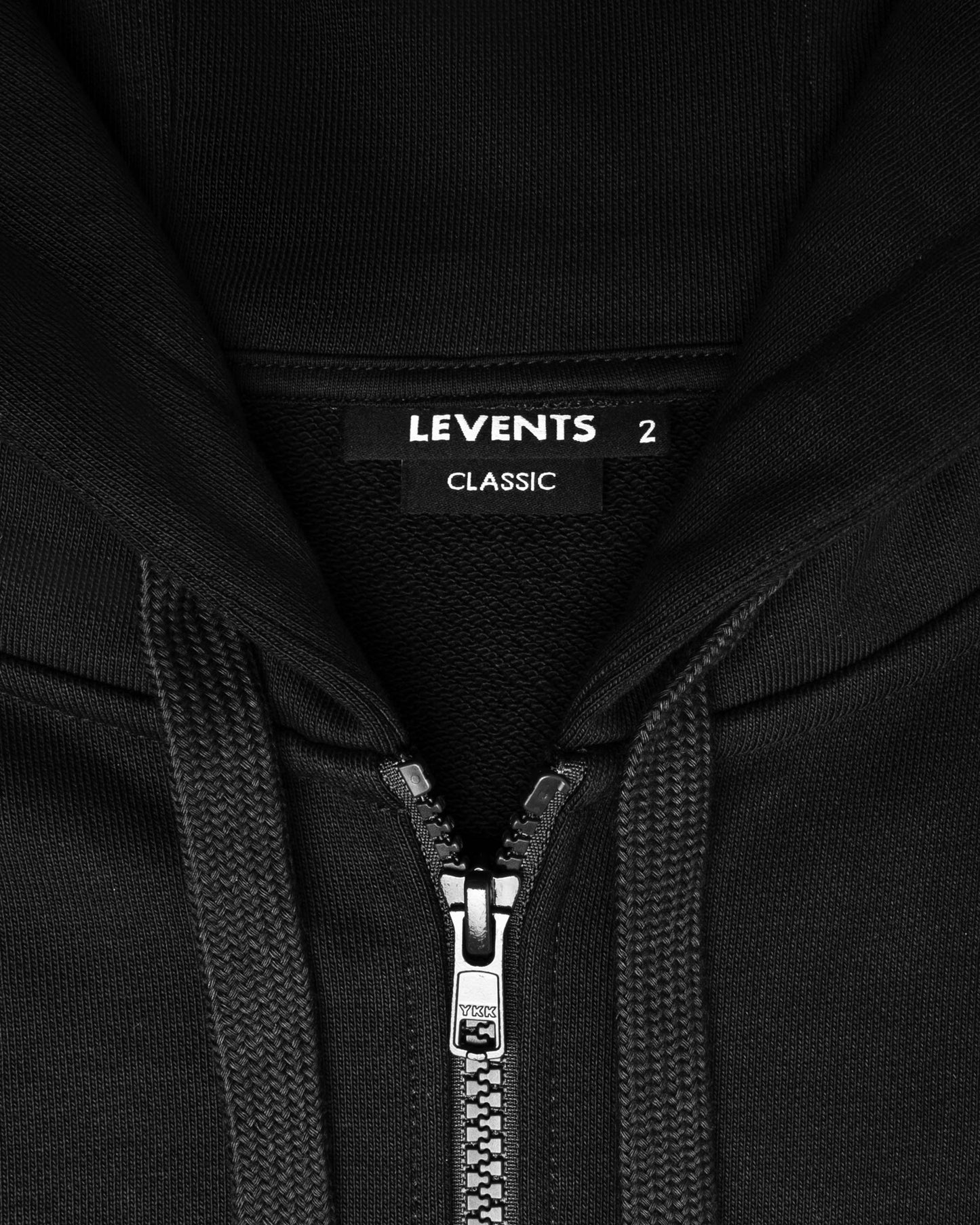 Levents® Classic Zipper Hoodie/Black