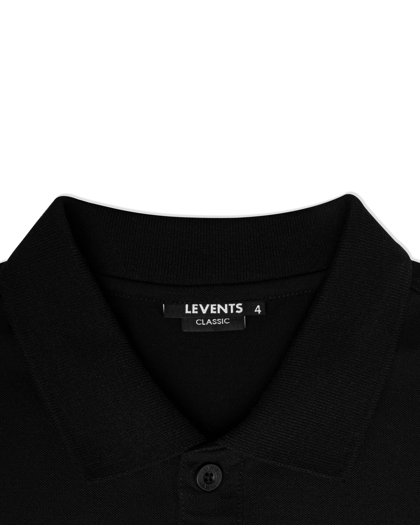 Levents® Classic Regular Polo/Black