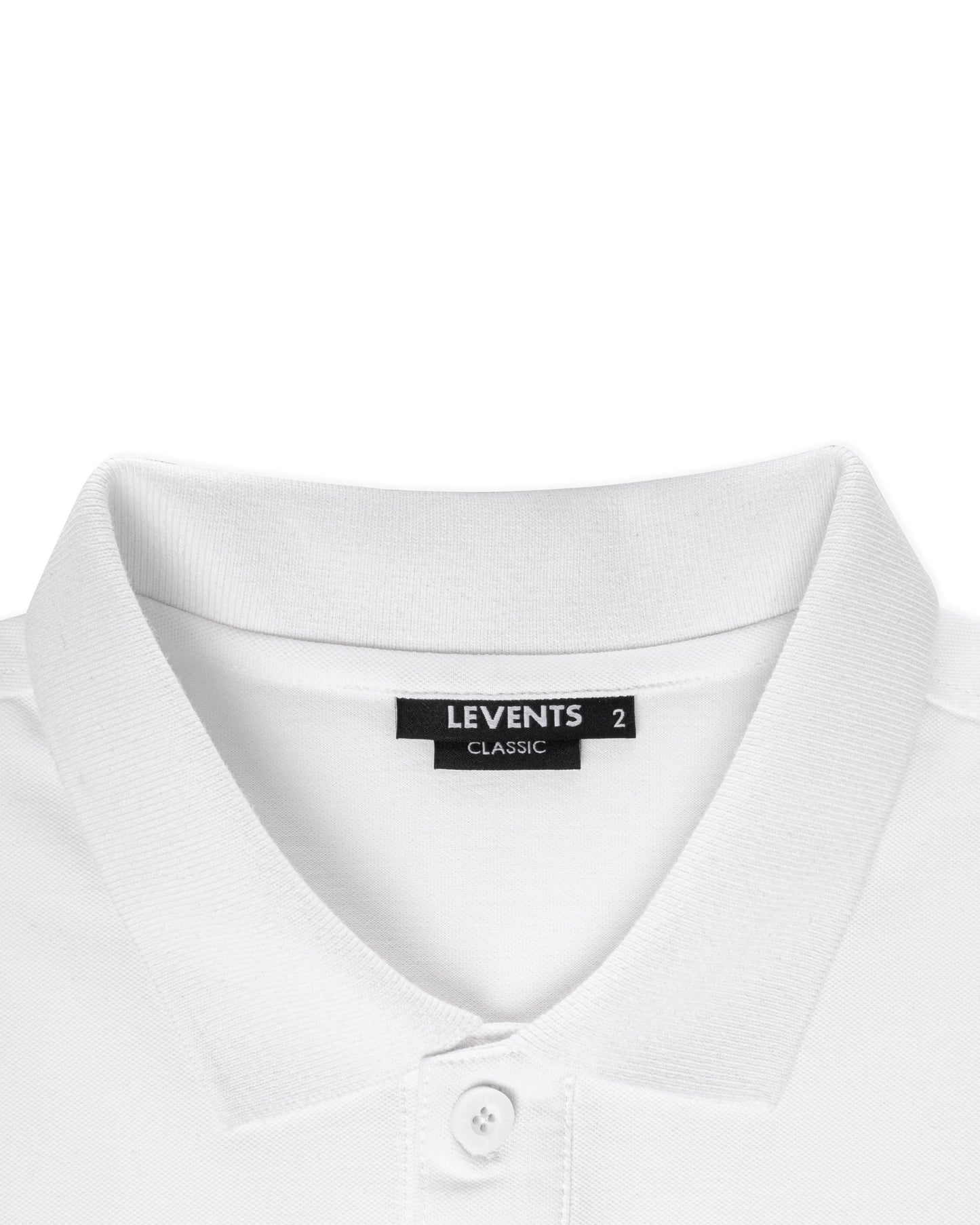 Levents® Classic Regular Polo/White