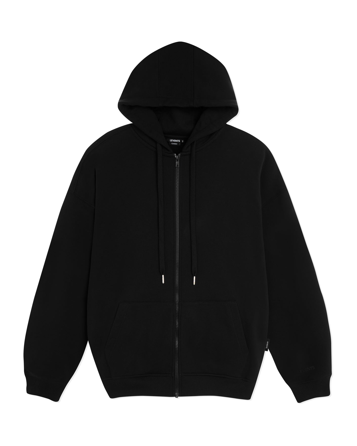 Levents® Something Zipper Hoodie/Black